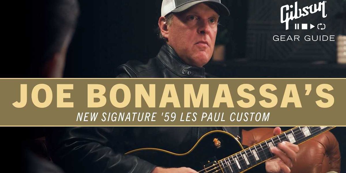 Epiphone sort la Les Paul Custom de Joe Bonamassa