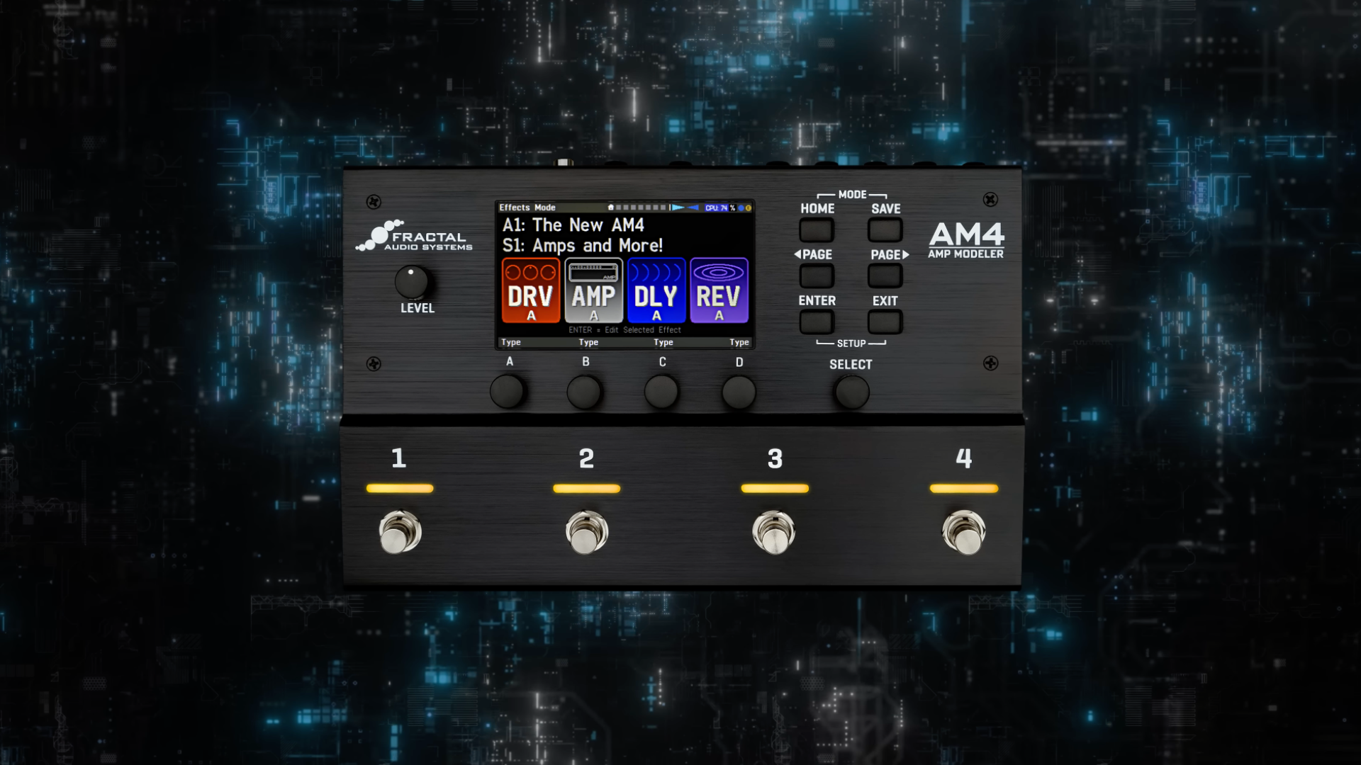 Fractal Audio présente l'AM4, son nouveau pédalier modélisateur