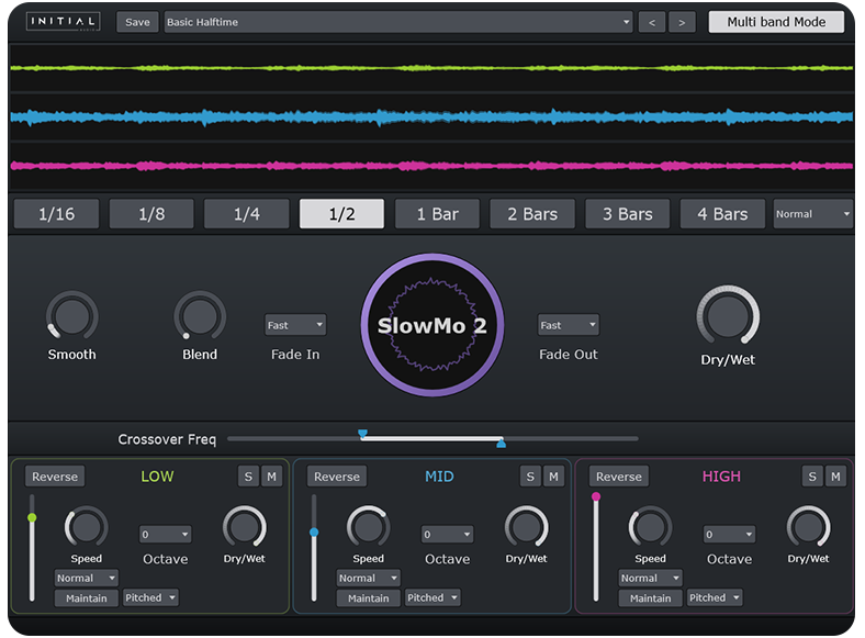 SlowMo 2 : le half-time multibande révolutionne le ralenti audio